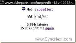 BSNL 3G Speed Test 1